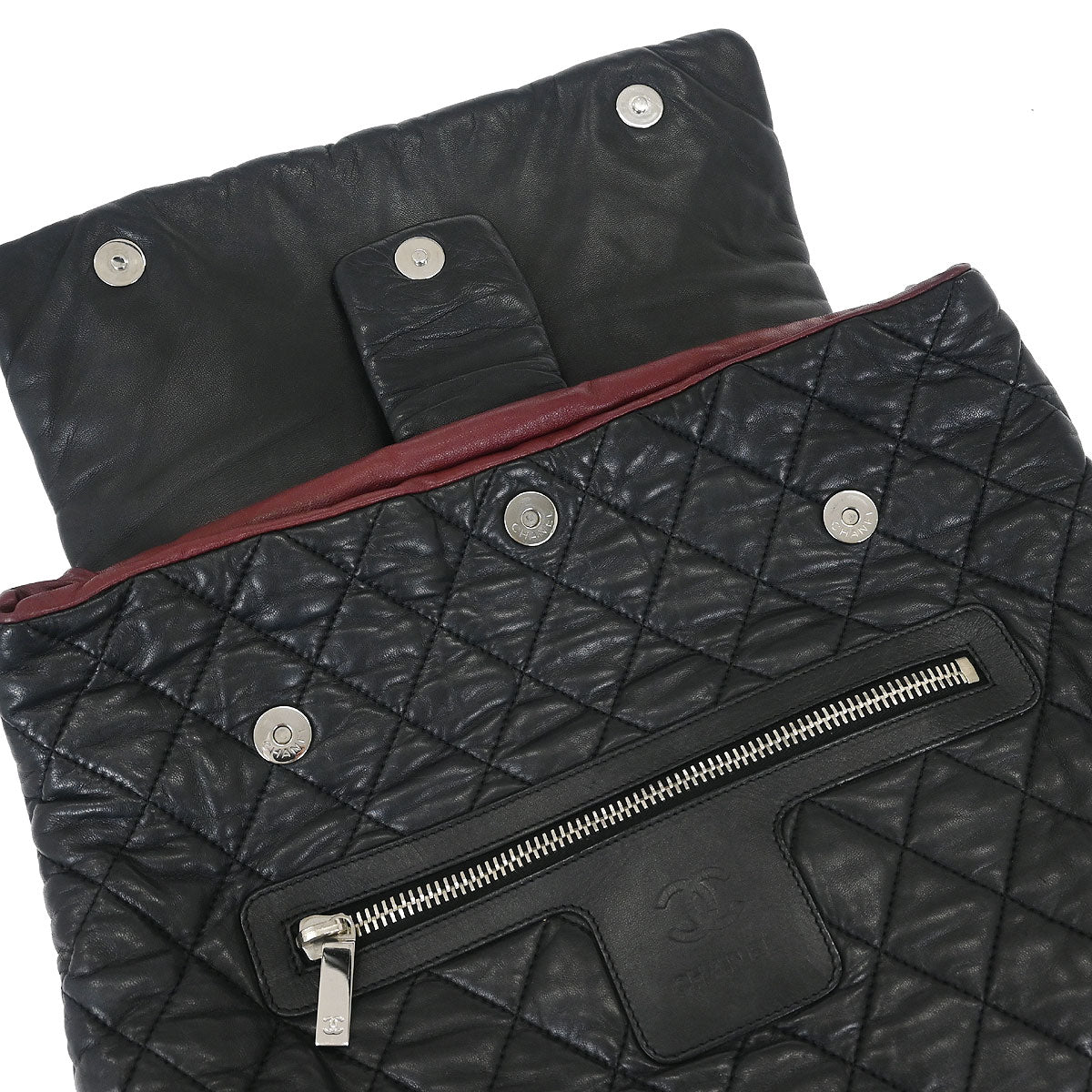 Chanel Black Calfskin Coco Cocoon Backpack - Image 6