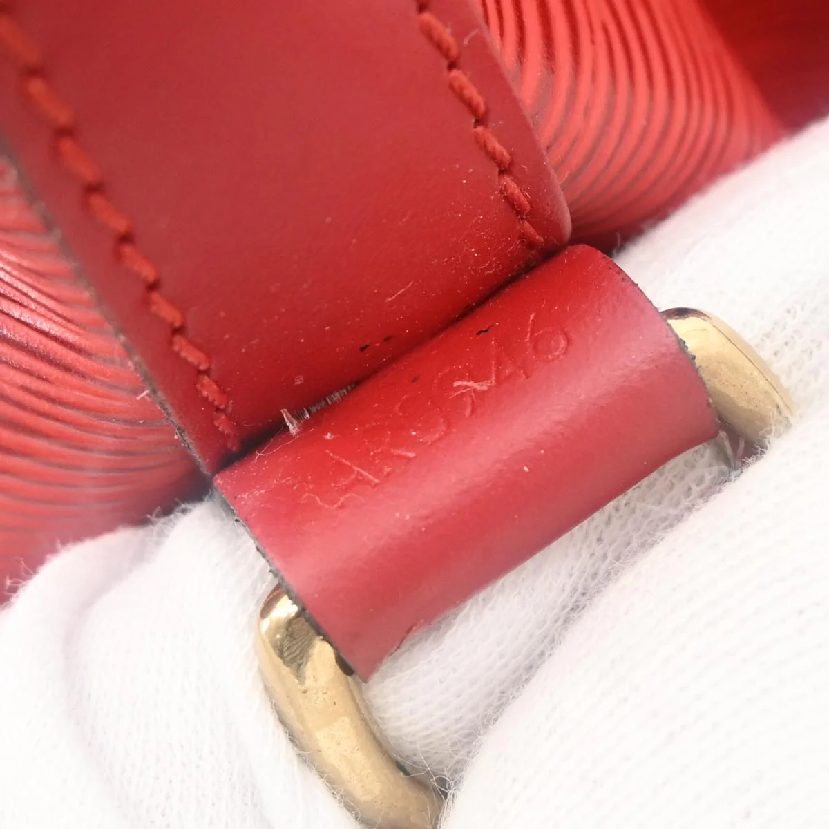 Louis Vuitton Red Epi Petite Noe Shoulder Bag M44107 - Image 10
