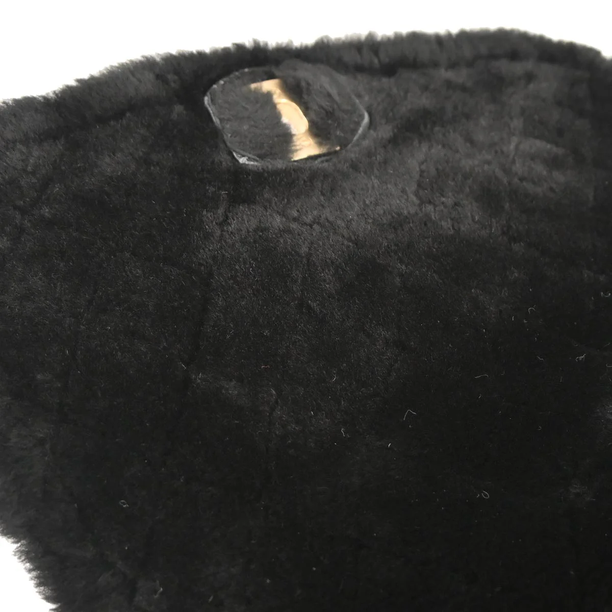 Chanel 2005-2006 Black Sheepskin Mouton Handbag - Image 7