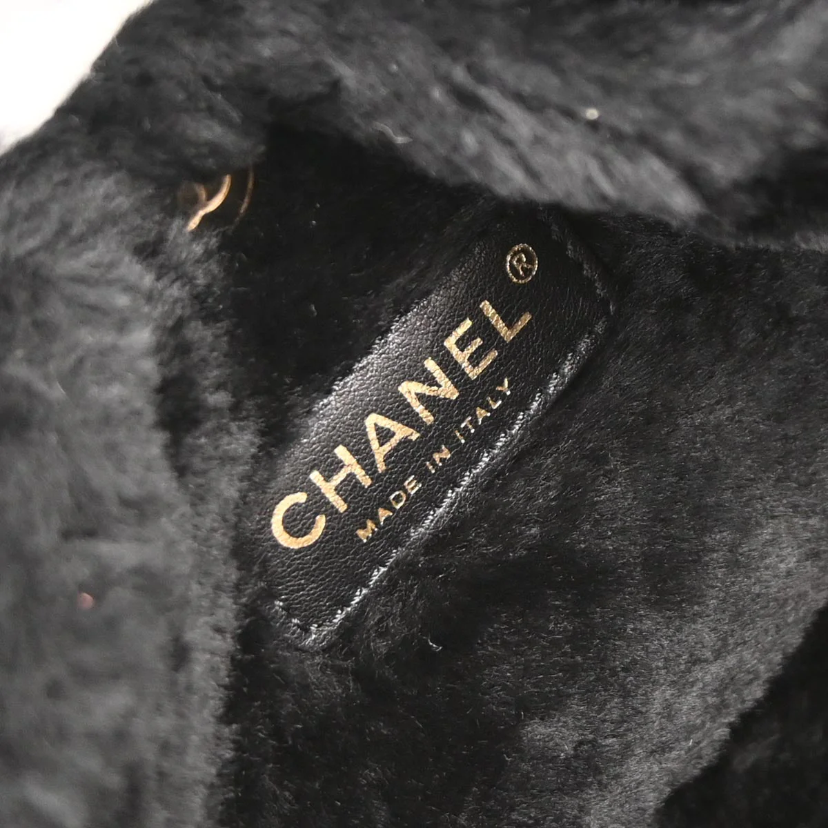 Chanel 2005-2006 Black Sheepskin Mouton Handbag - Image 9