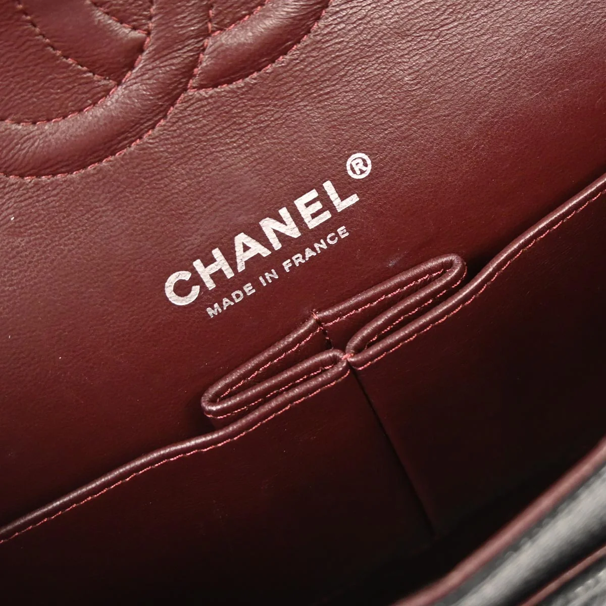 Chanel 2012 Black Caviar Medium Classic Double Flap Shoulder Bag - Image 8
