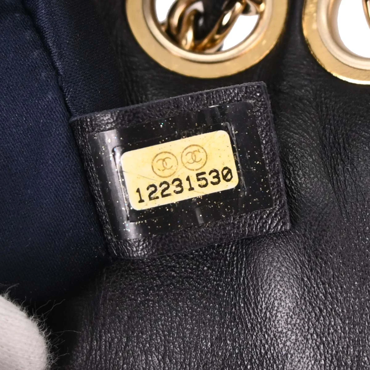 Chanel Navy Sequins Shoulder Bag - Image 10