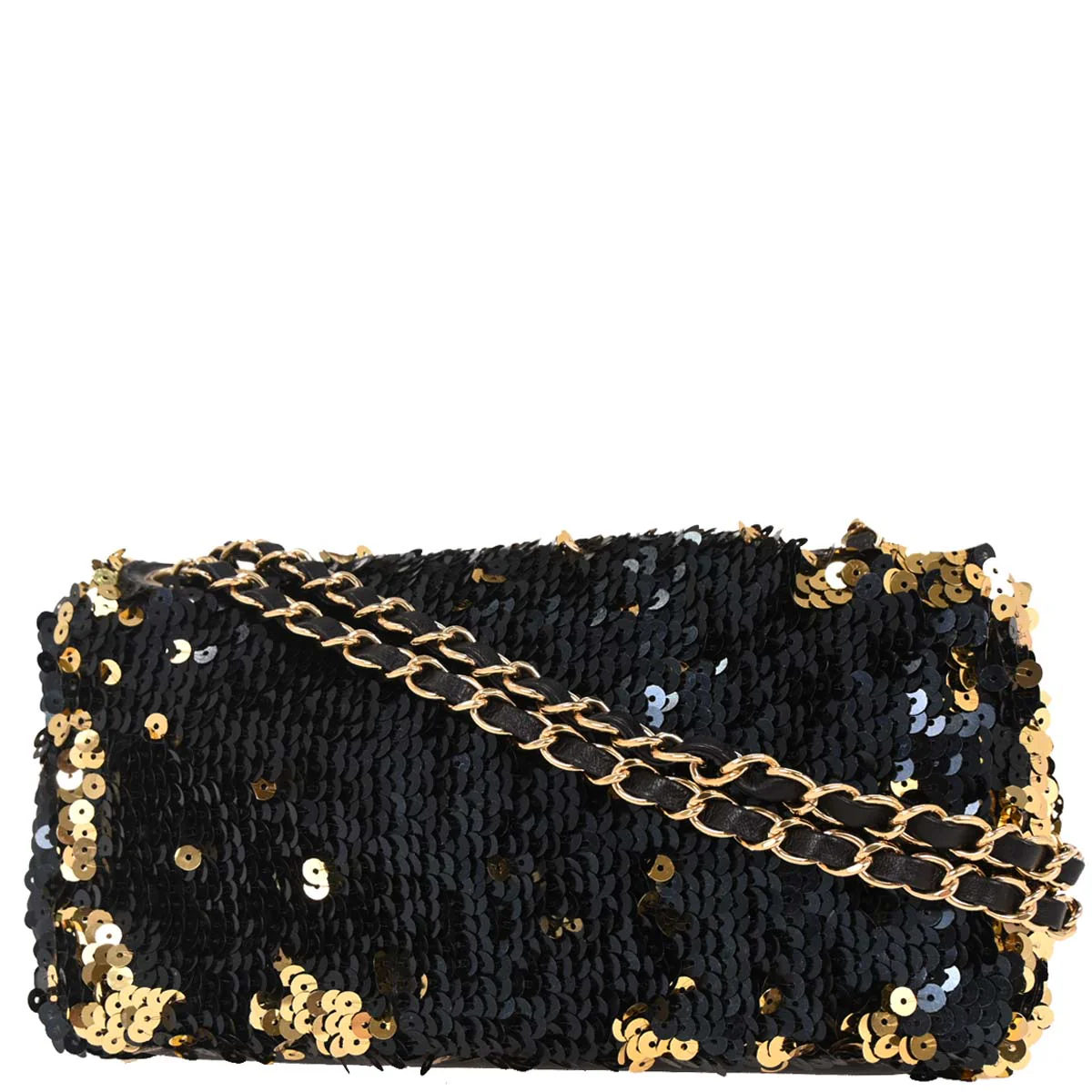 Chanel Navy Sequins Shoulder Bag - Image 2