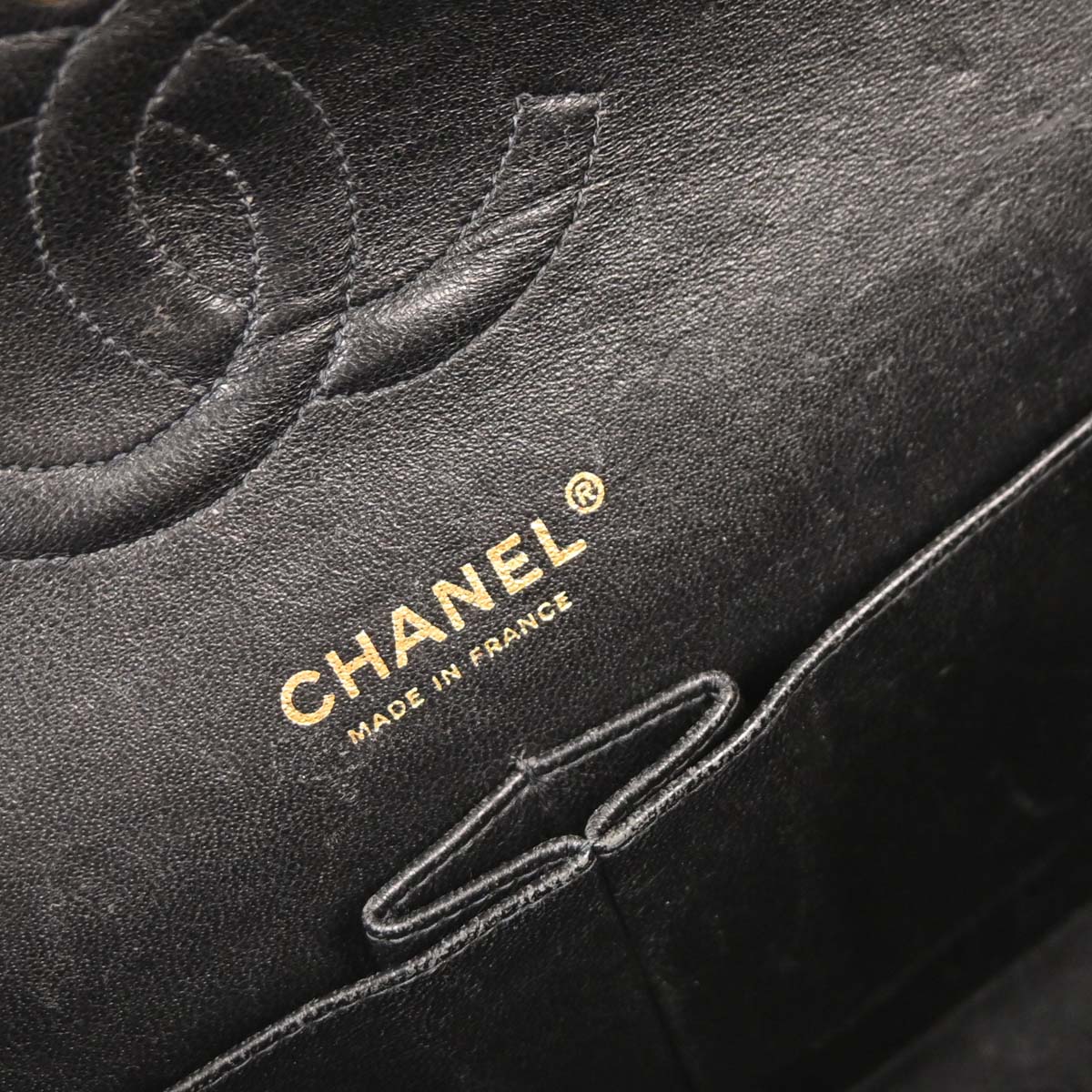 Chanel Black Caviar Medium Classic Double Flap Shoulder Bag - Image 7