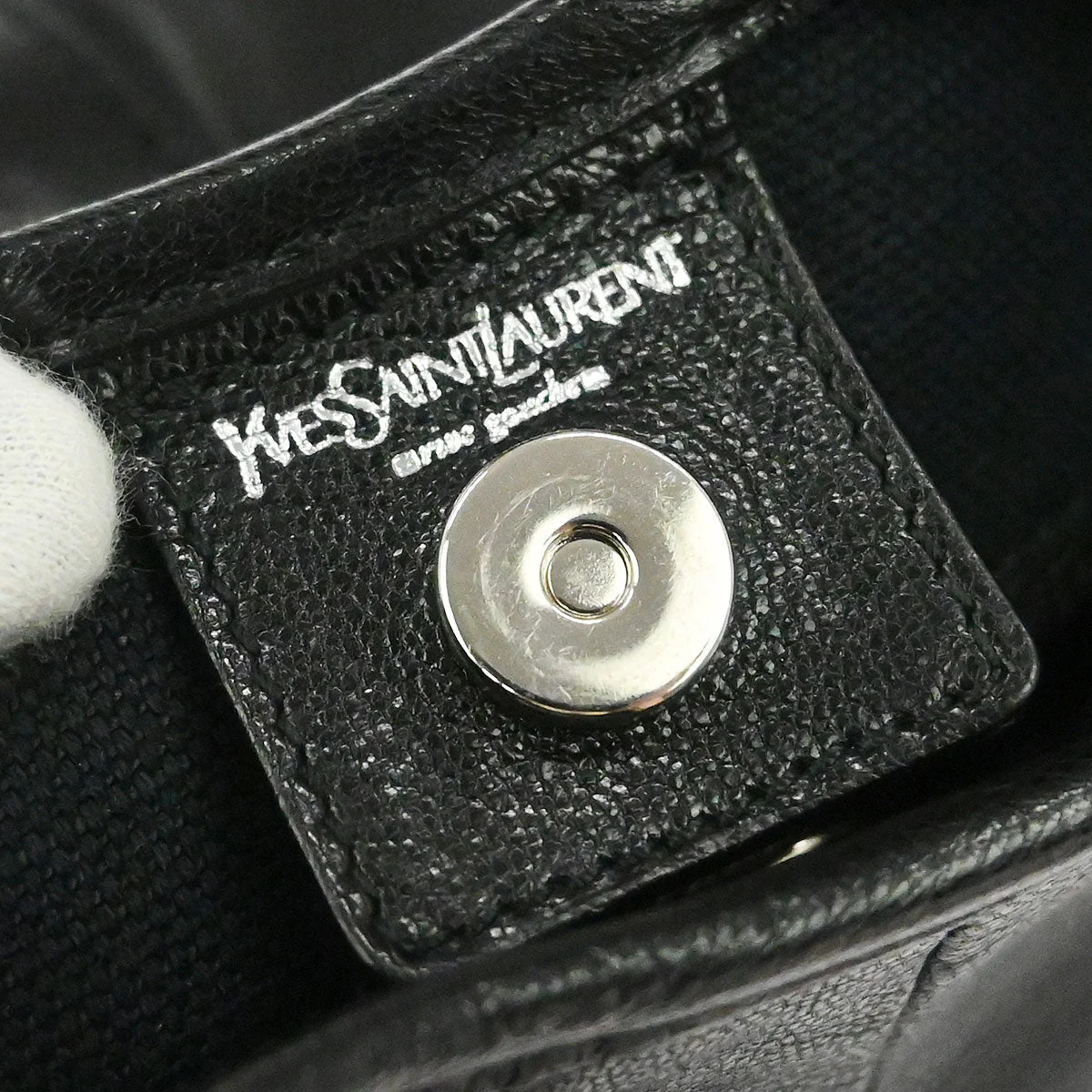 Yves Saint Laurent Black Mombasa Handbag - Image 8