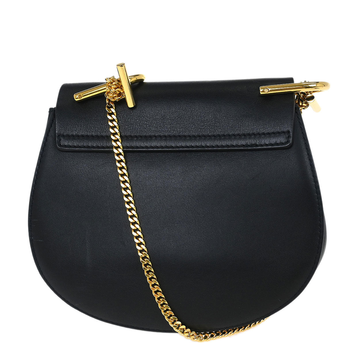 Chloe Black Suede Drew Shoulder Bag - Image 2