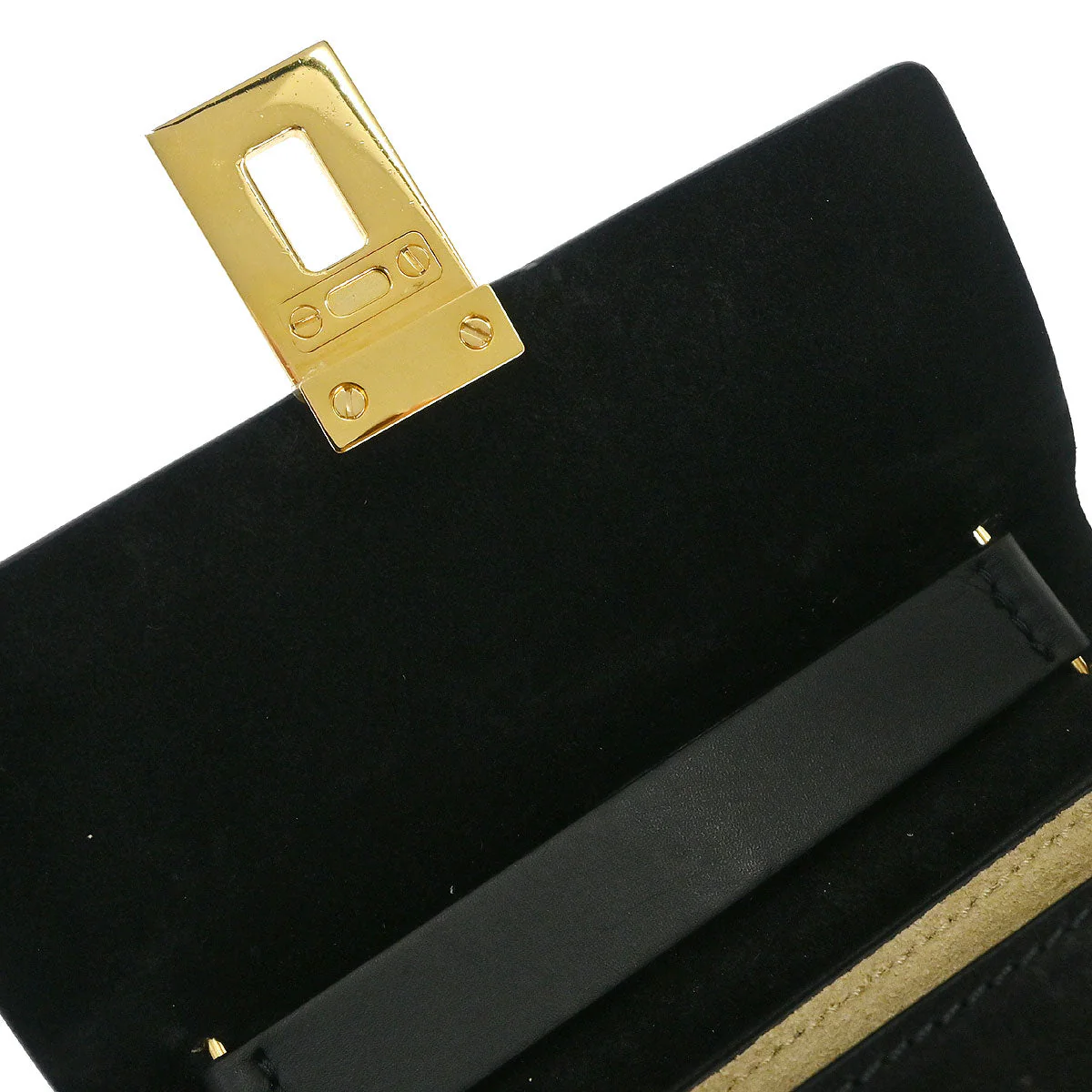 Chloe Black Suede Drew Shoulder Bag - Image 8