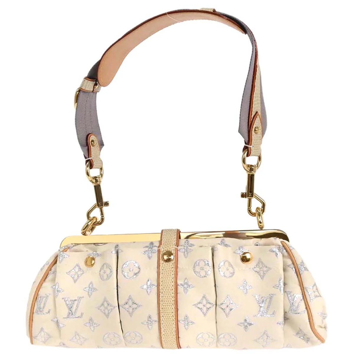 Louis Vuitton 2005 Lizard Monogram Pastel Handbag M95033 - Image 2