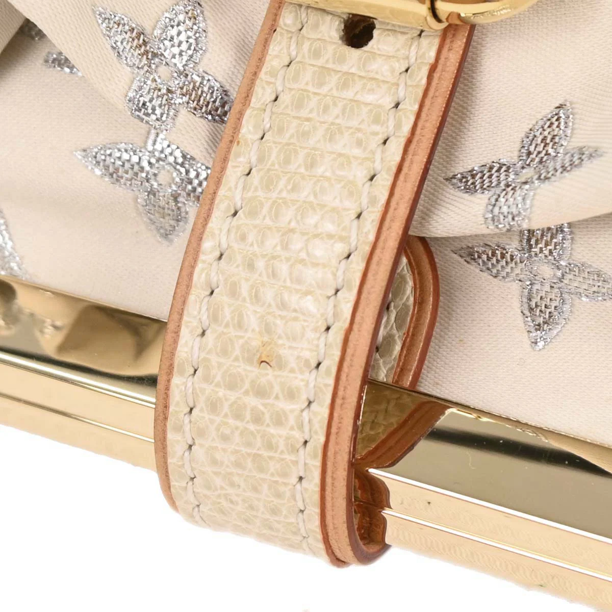 Louis Vuitton 2005 Lizard Monogram Pastel Handbag M95033 - Image 3
