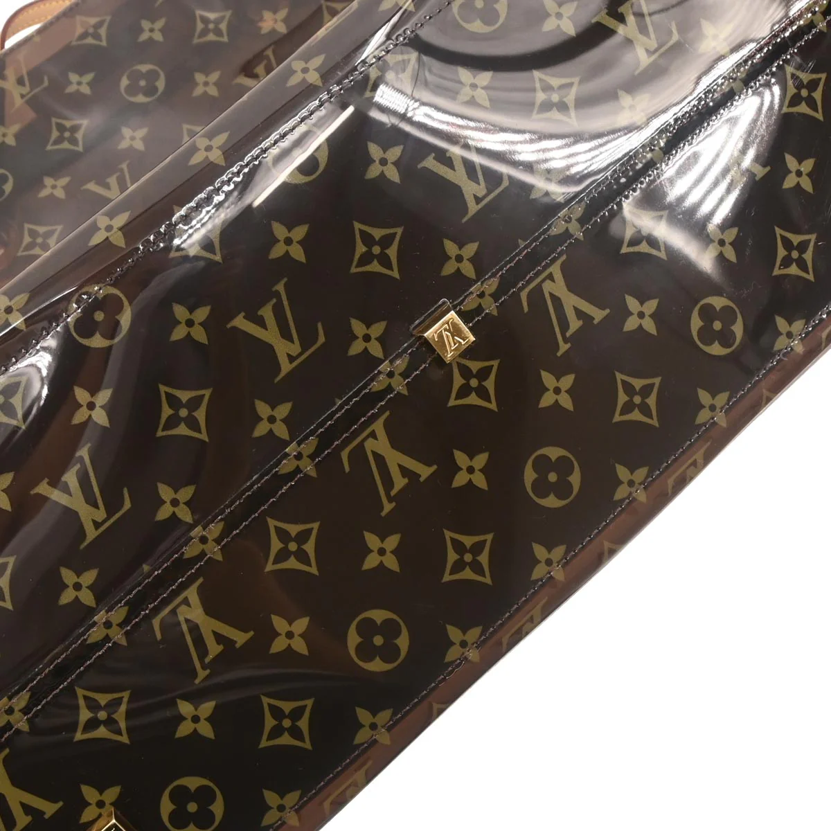 Louis Vuitton 2000 Monogram Vinyl Cabas Cruise Tote Bag M50500 - Image 3