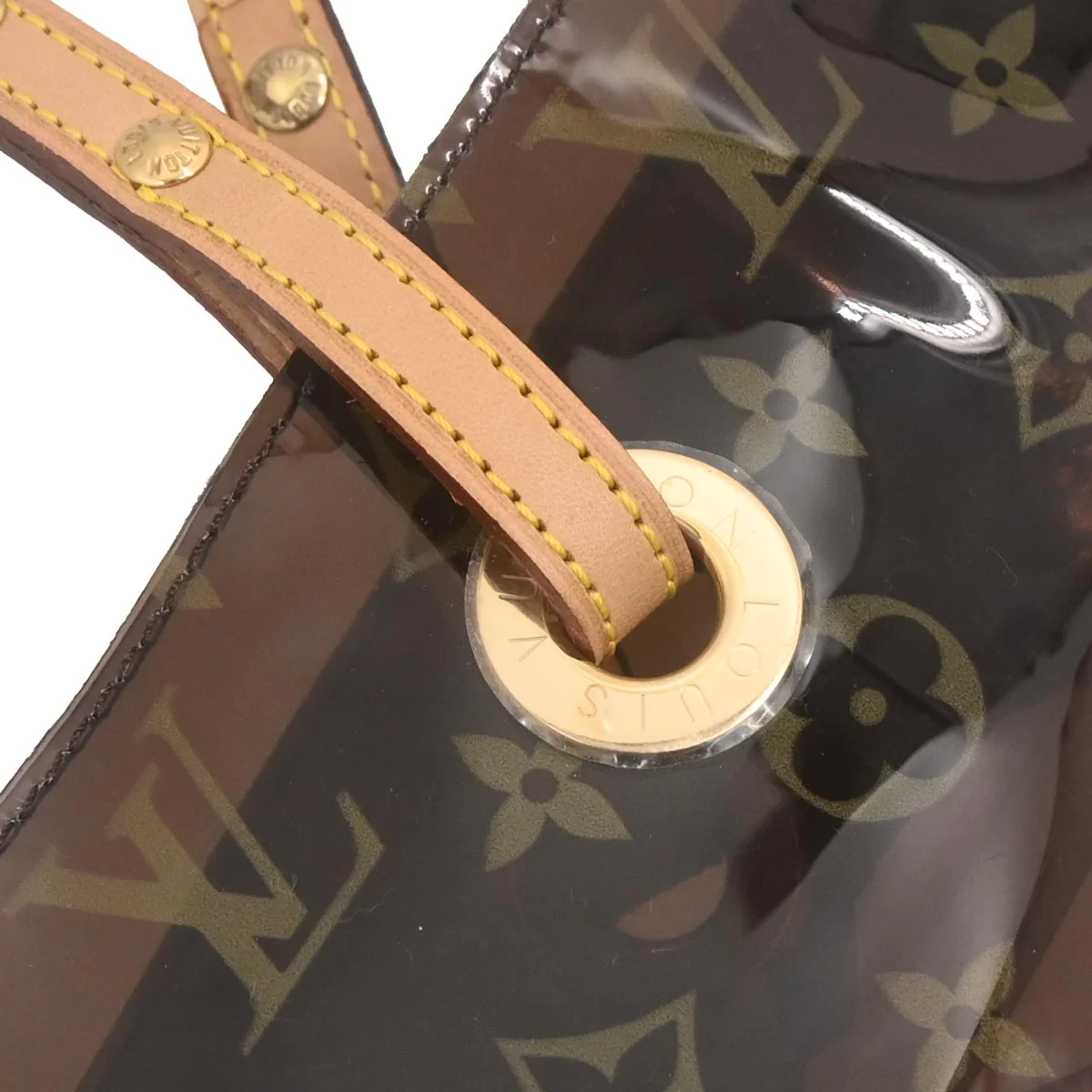 Louis Vuitton 2000 Monogram Vinyl Cabas Cruise Tote Bag M50500 - Image 5