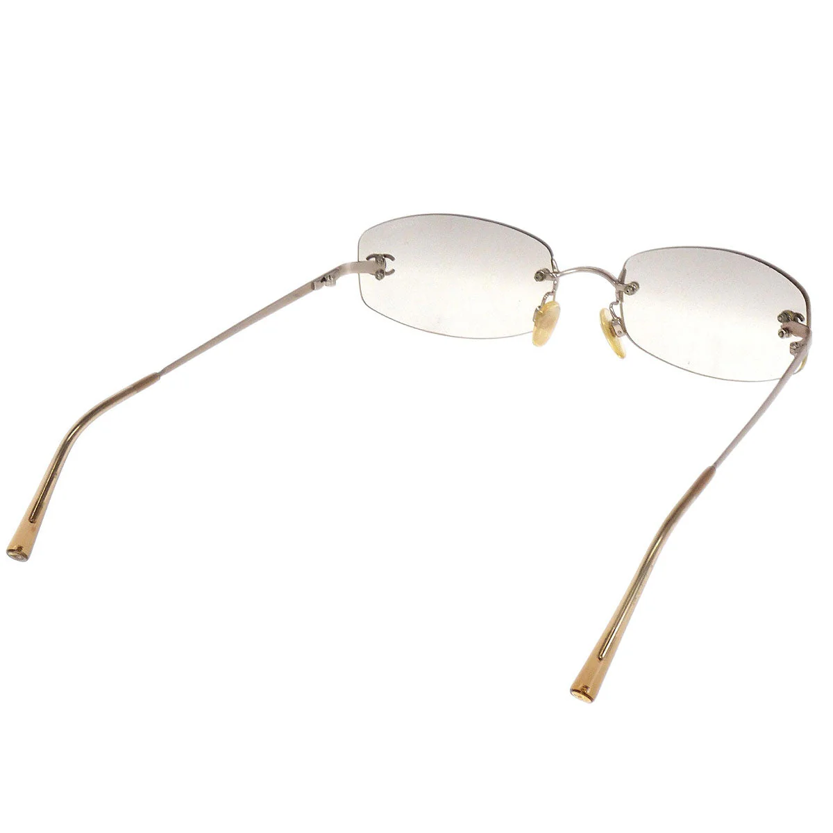 Chanel Sunglasses Eyewear Black Small Good - Image 2