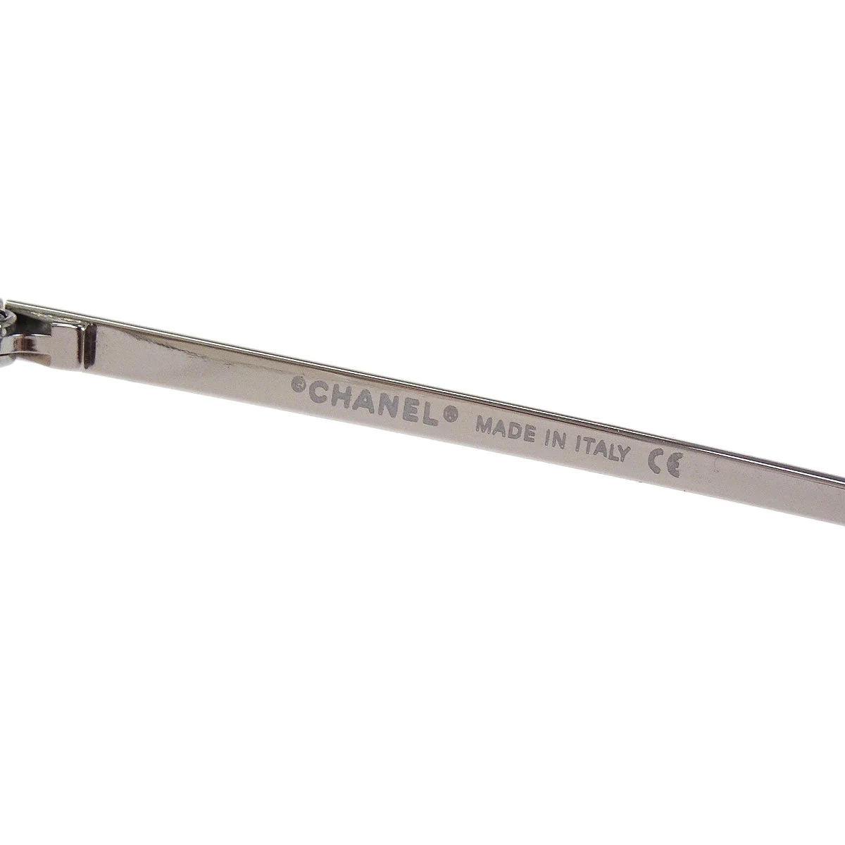 Chanel Sunglasses Eyewear Brown Rhinestone Small Good - Image 4