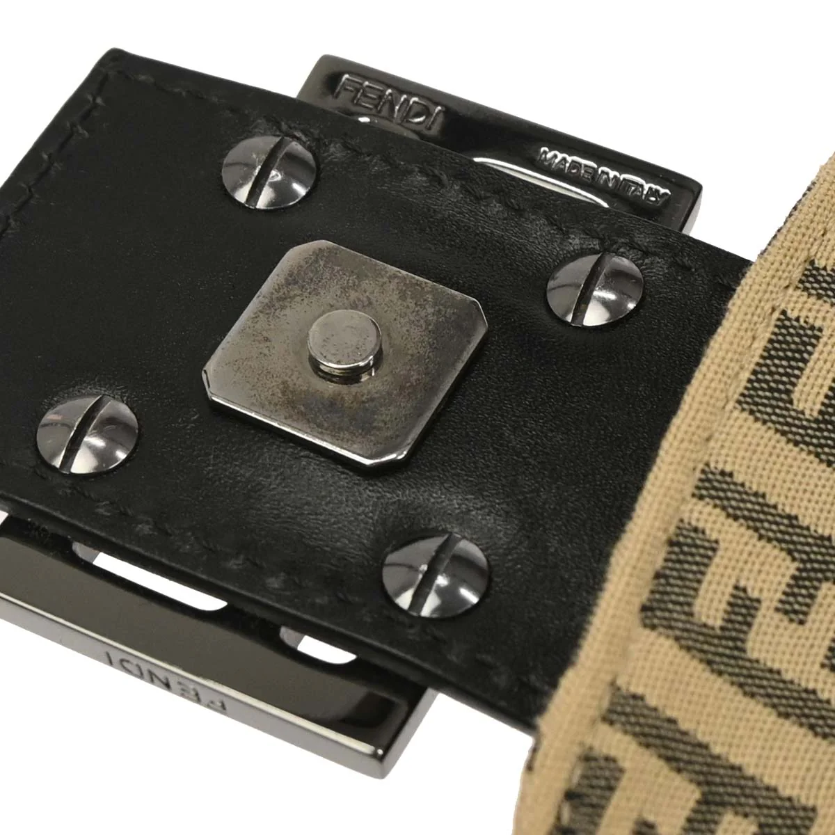 Fendi Beige Zucchino Handbag - Image 6