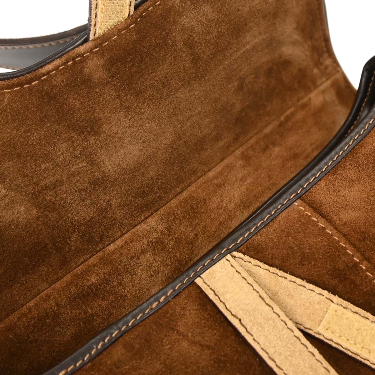 Christian Dior * Brown Pony Hair Saddle Handbag - Image 8