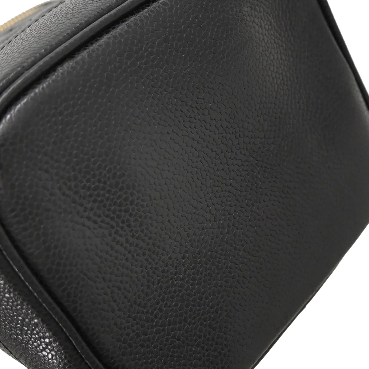 Chanel 1994-1996 Black Caviar Timeless Vanity Handbag - Image 4