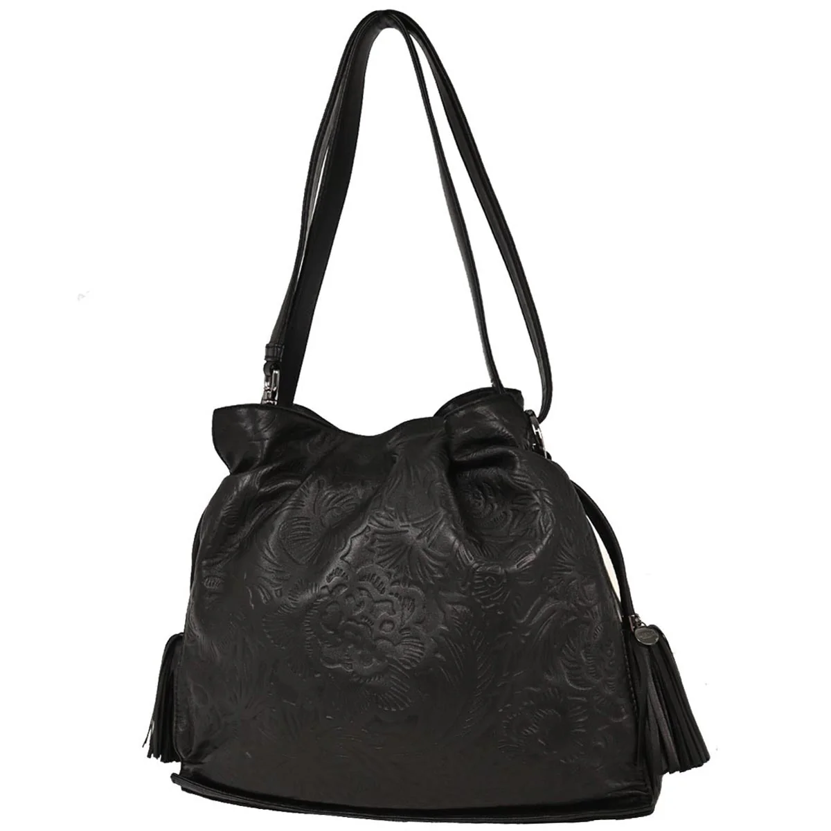 Loewe Black Lambskin Flamenco Shoulder Bag - Image 2