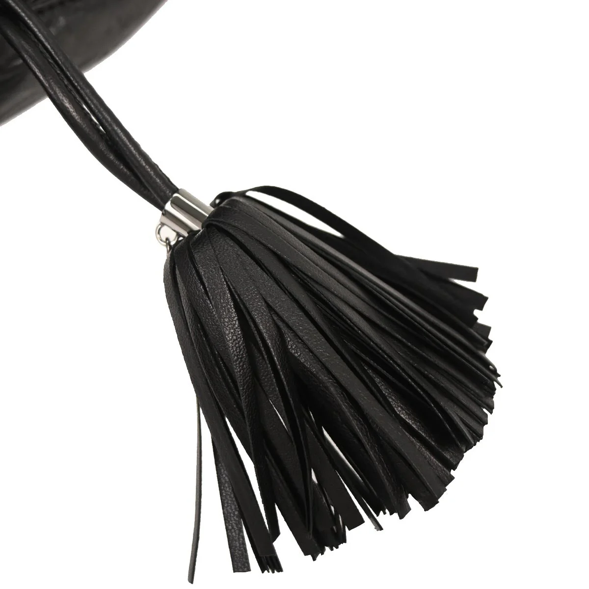 Loewe Black Lambskin Flamenco Shoulder Bag - Image 3