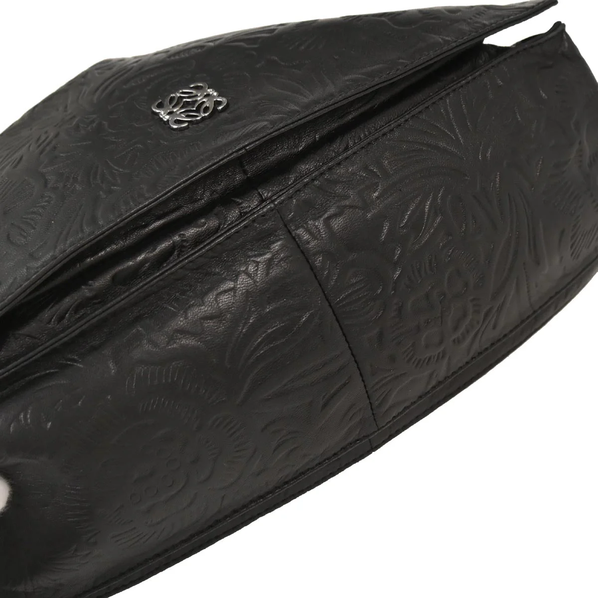 Loewe Black Lambskin Flamenco Shoulder Bag - Image 7