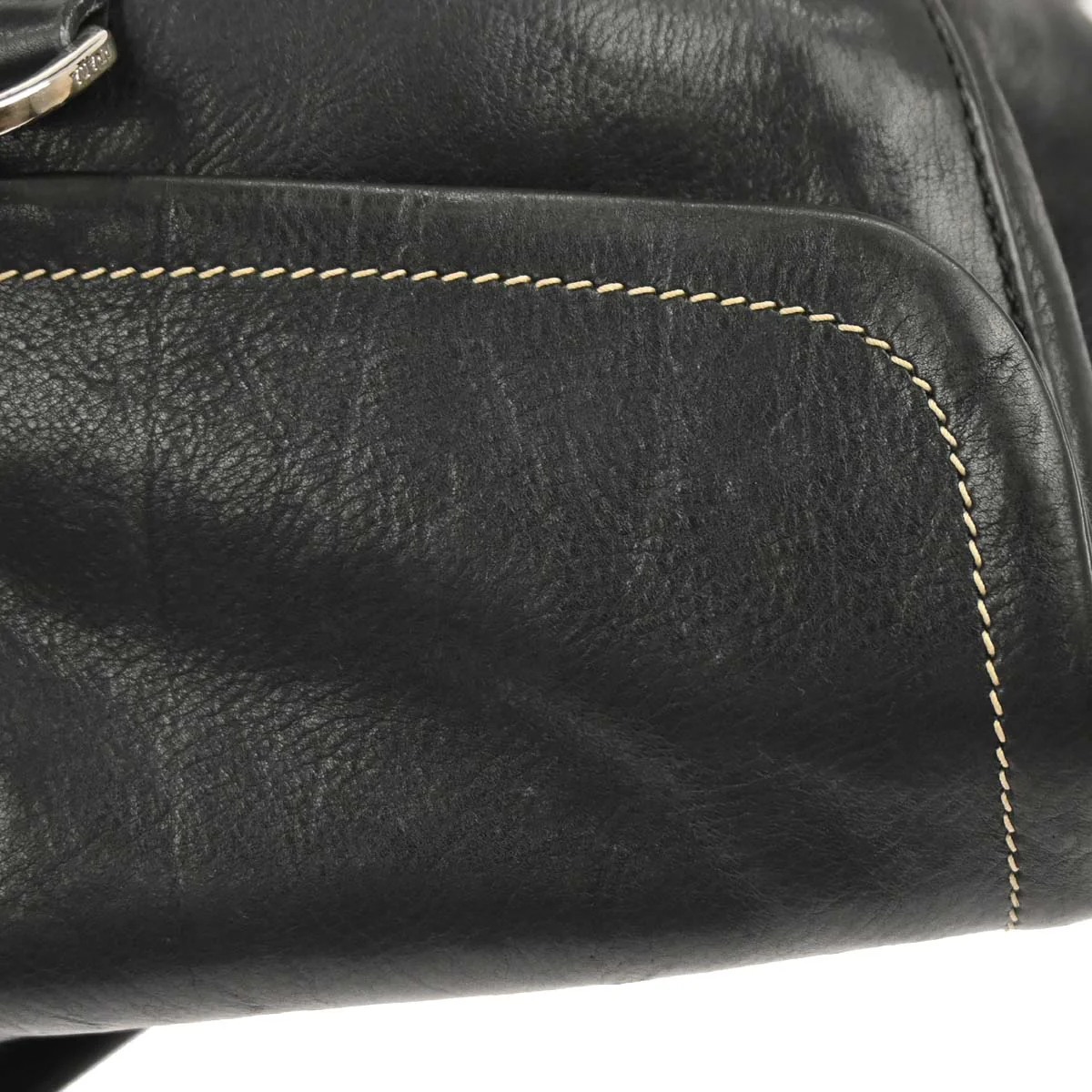 Prada Black Leather Handbag - Image 3
