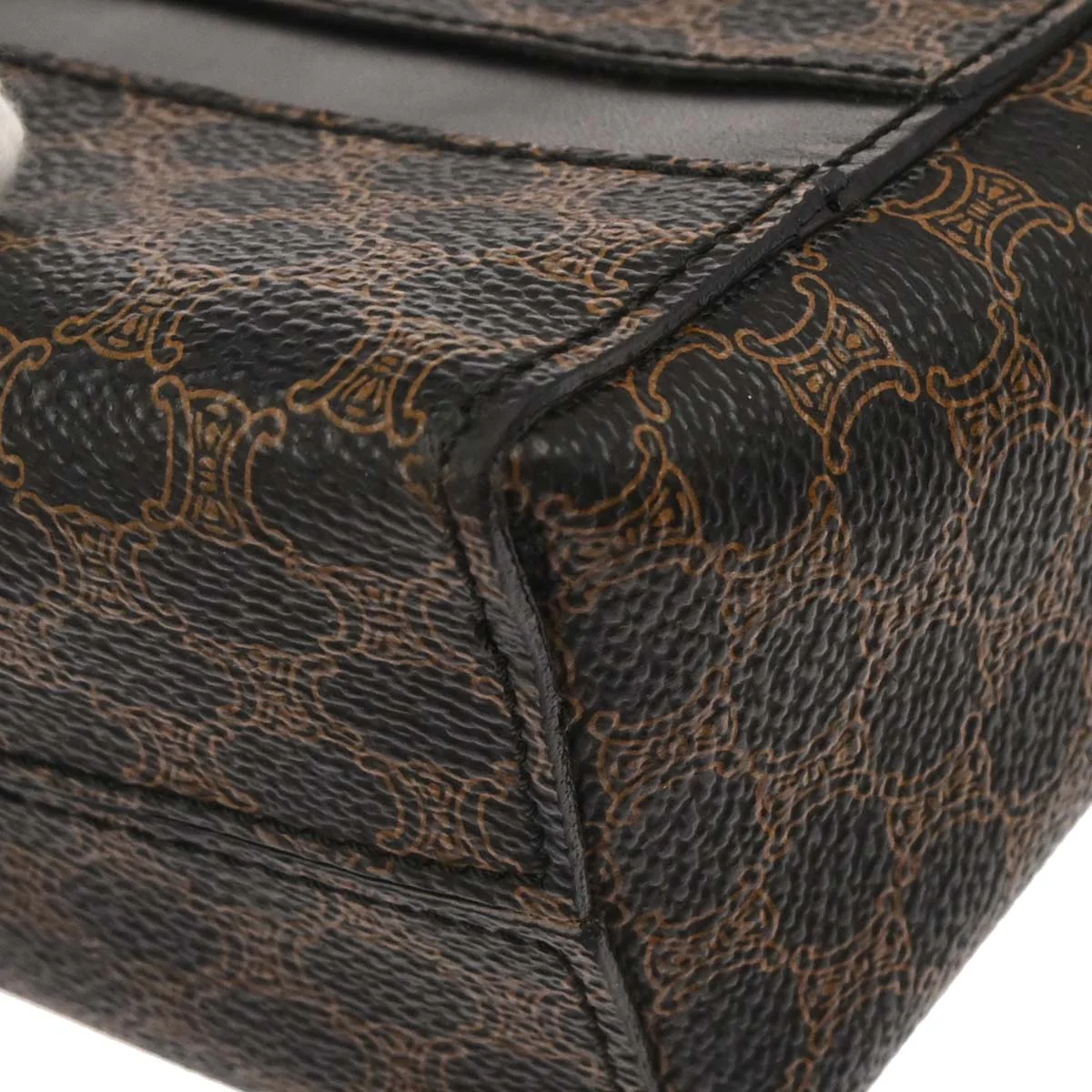 Celine Black Macadam Handbag - Image 4