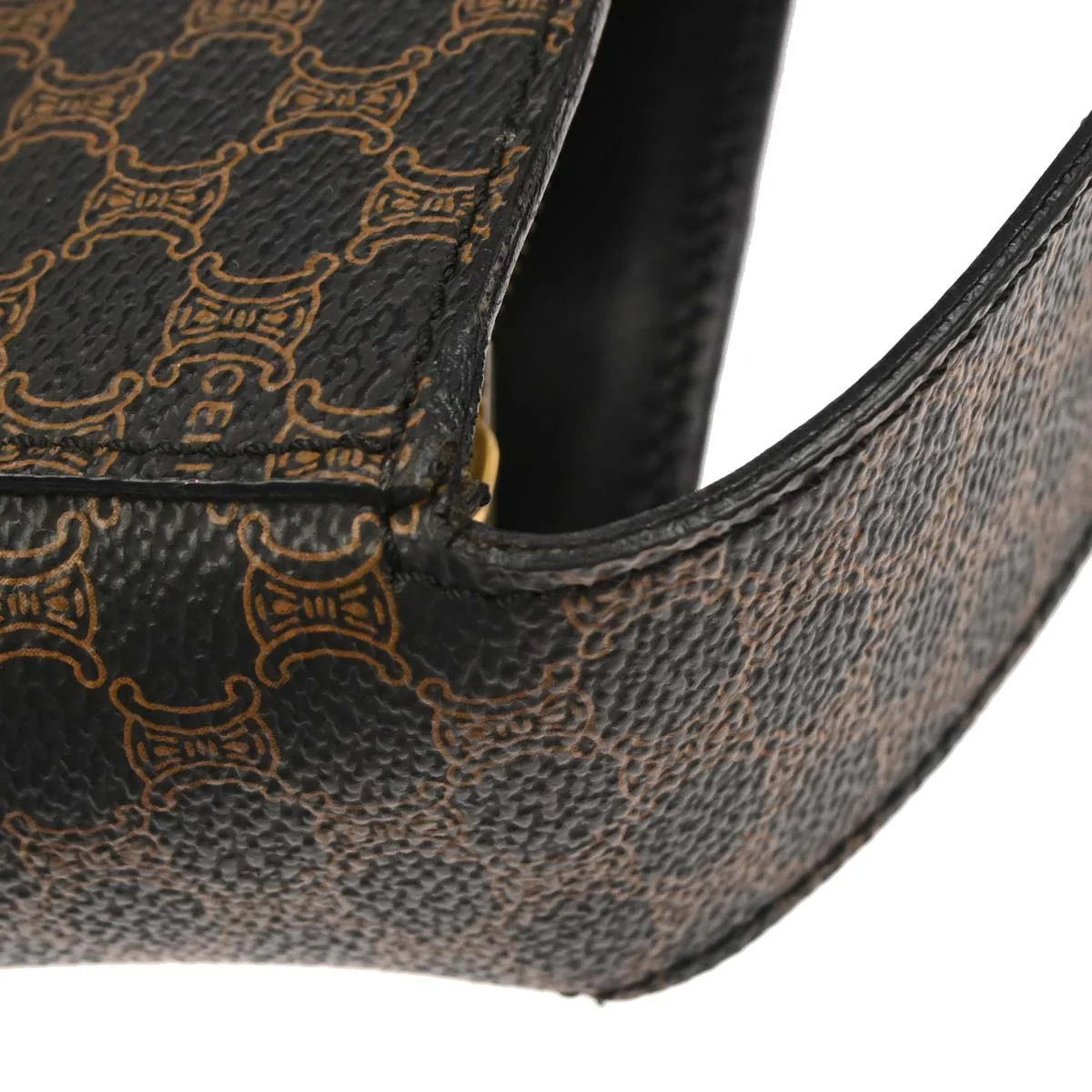Celine Black Macadam Handbag - Image 5