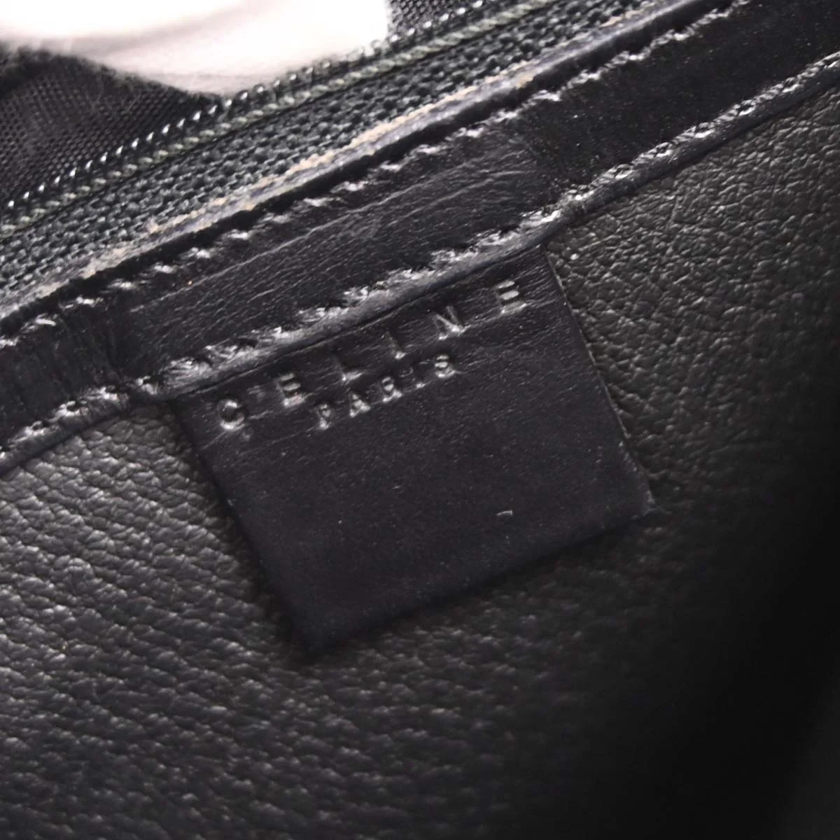 Celine Black Macadam Handbag - Image 9