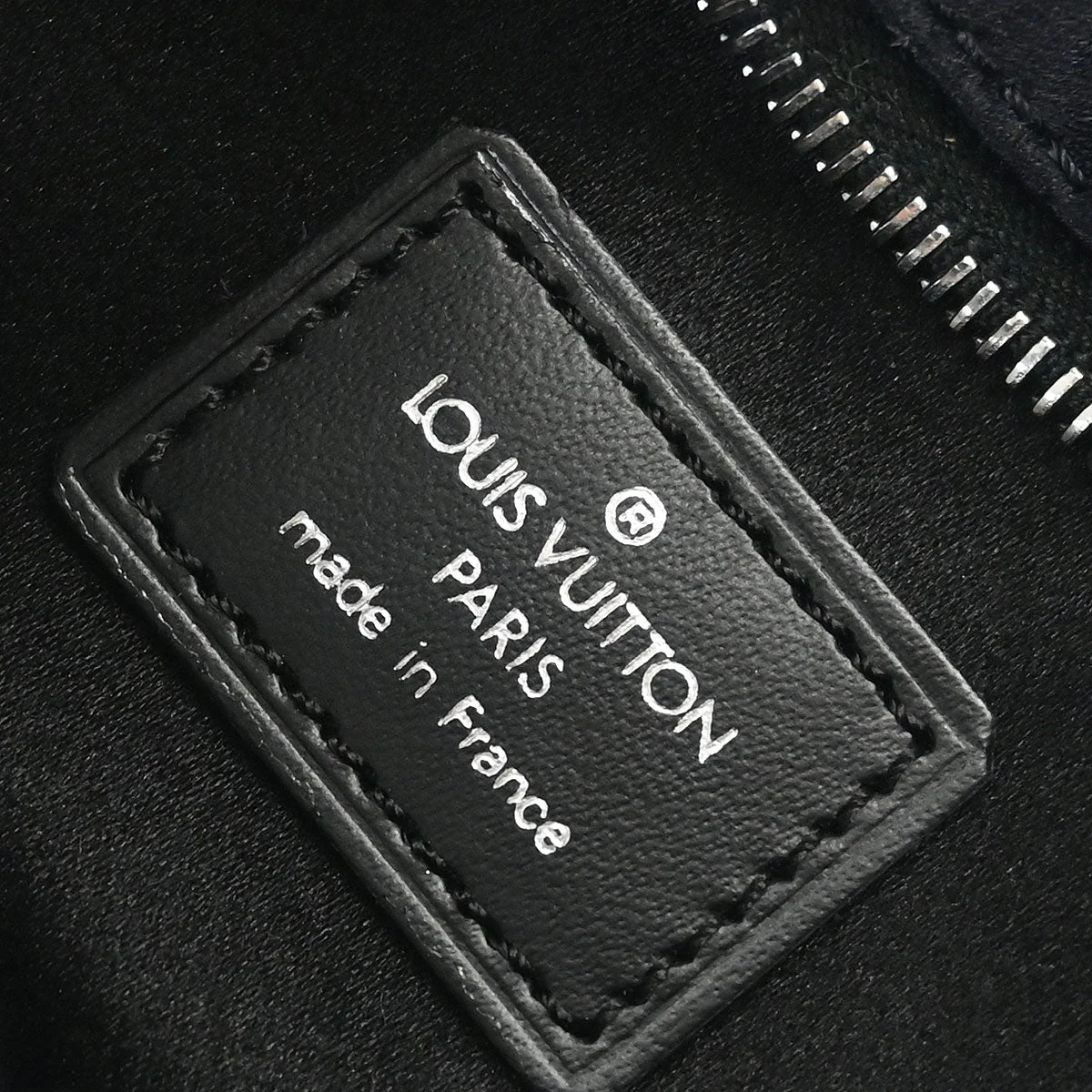 Louis Vuitton 2001 Black Monogram Satin Little Boulogne Handbag M92142 - Image 9