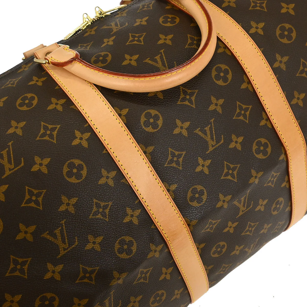 Louis Vuitton 2002 Monogram Keepall 60 Duffle Bag M41422 - Image 4