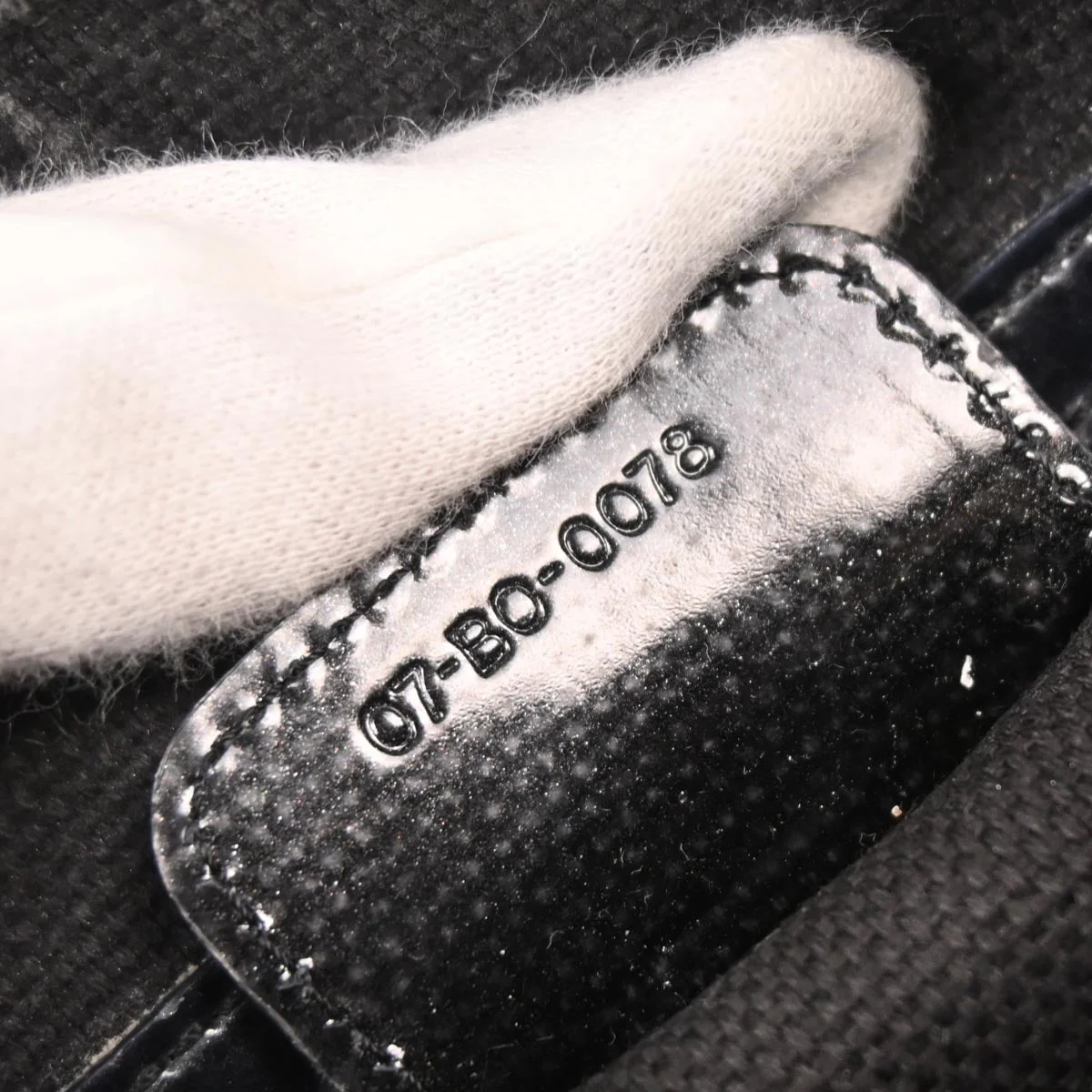 Christian Dior Black Patent leather Trotter Handbag - Image 10