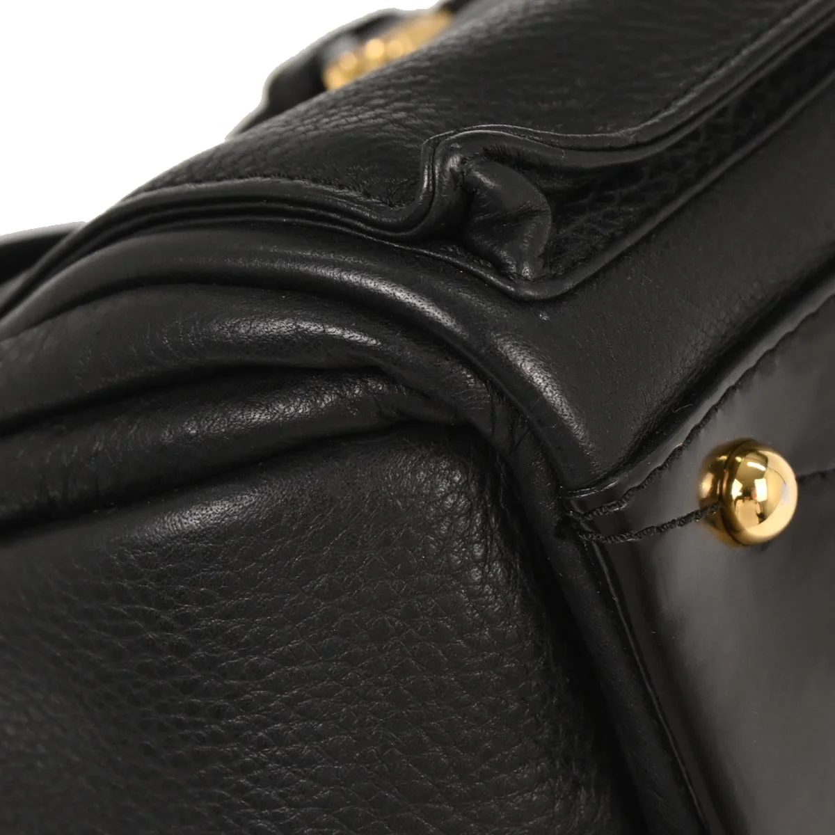 Loewe Black Leather Laura 26 Handbag - Image 5