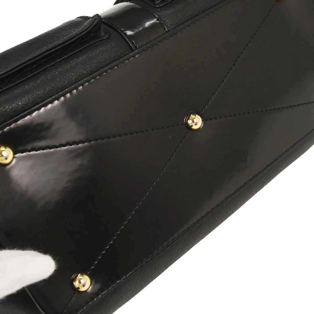 Loewe Black Leather Laura 26 Handbag - Image 6