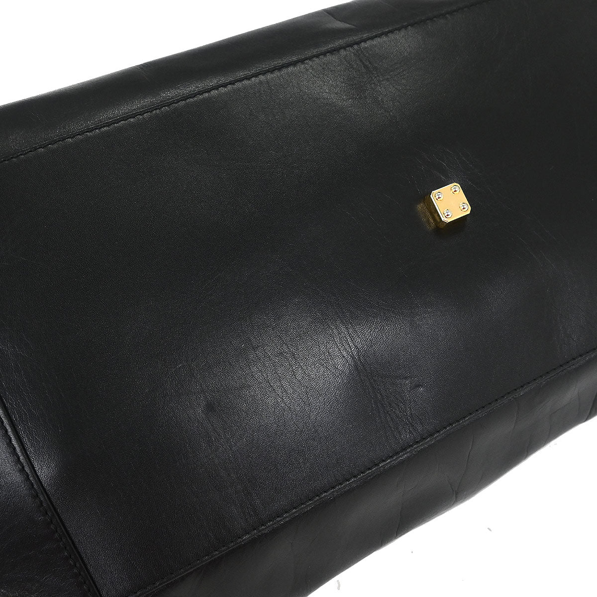 Loewe Black Leather Amazona 50 Handbag - Image 3