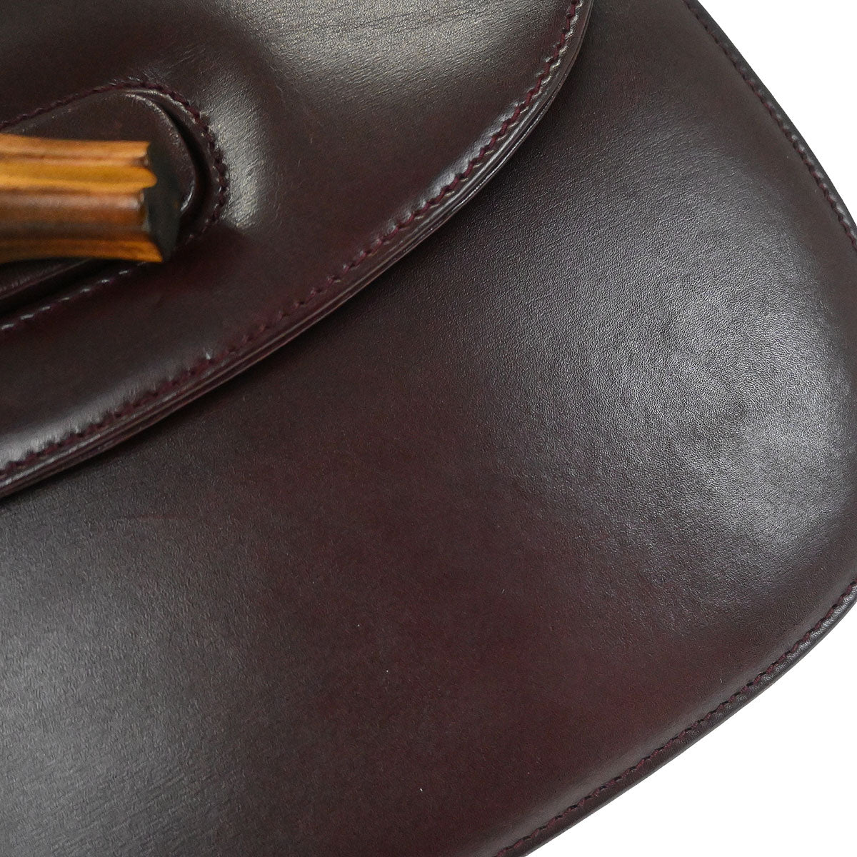 Gucci Brown Bamboo 2way Shoulder Handbag - Image 3