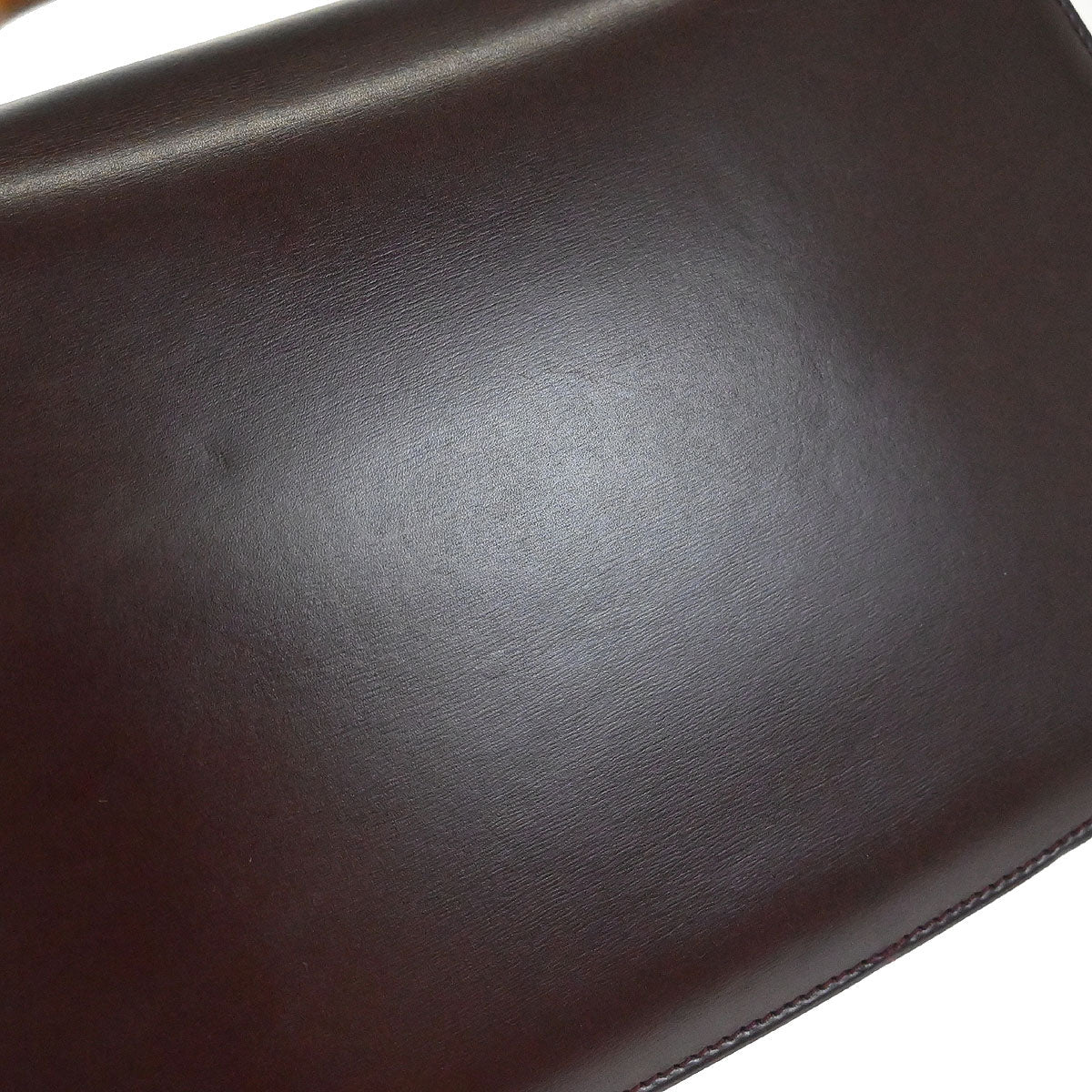 Gucci Brown Bamboo 2way Shoulder Handbag - Image 4