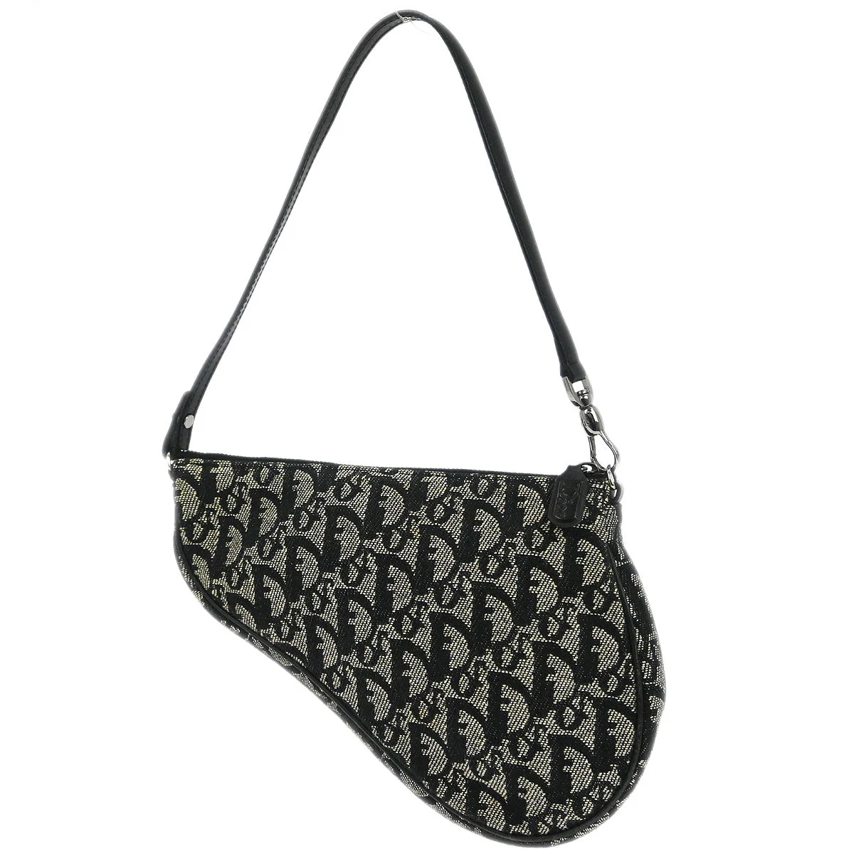 Christian Dior Black Trotter Saddle Handbag - Image 2