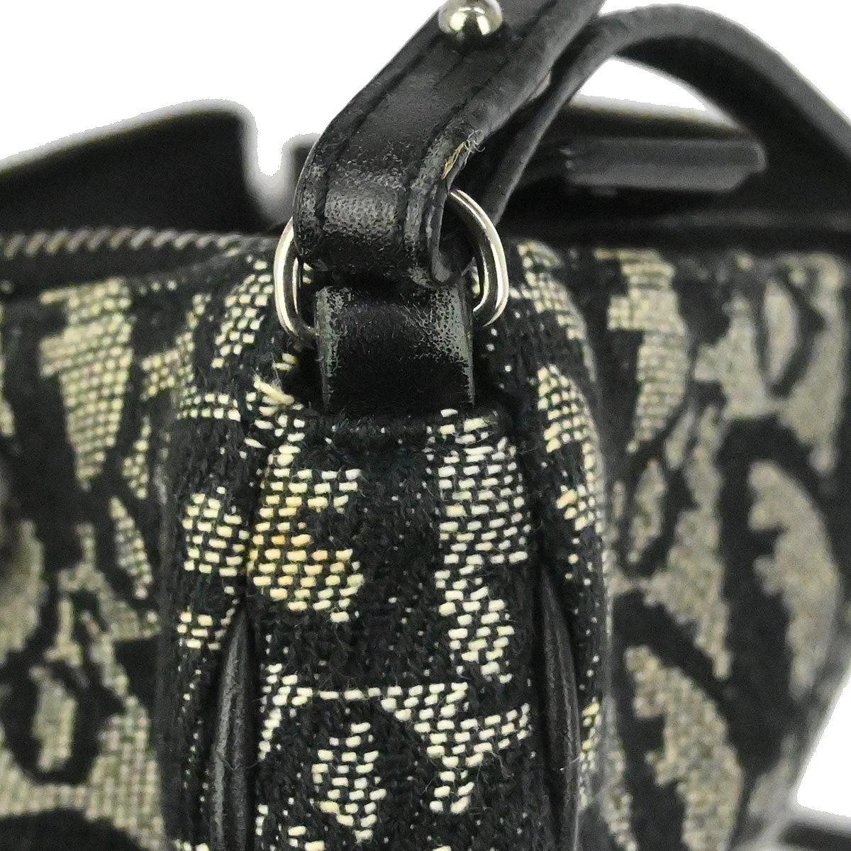 Christian Dior Black Trotter Saddle Handbag - Image 8