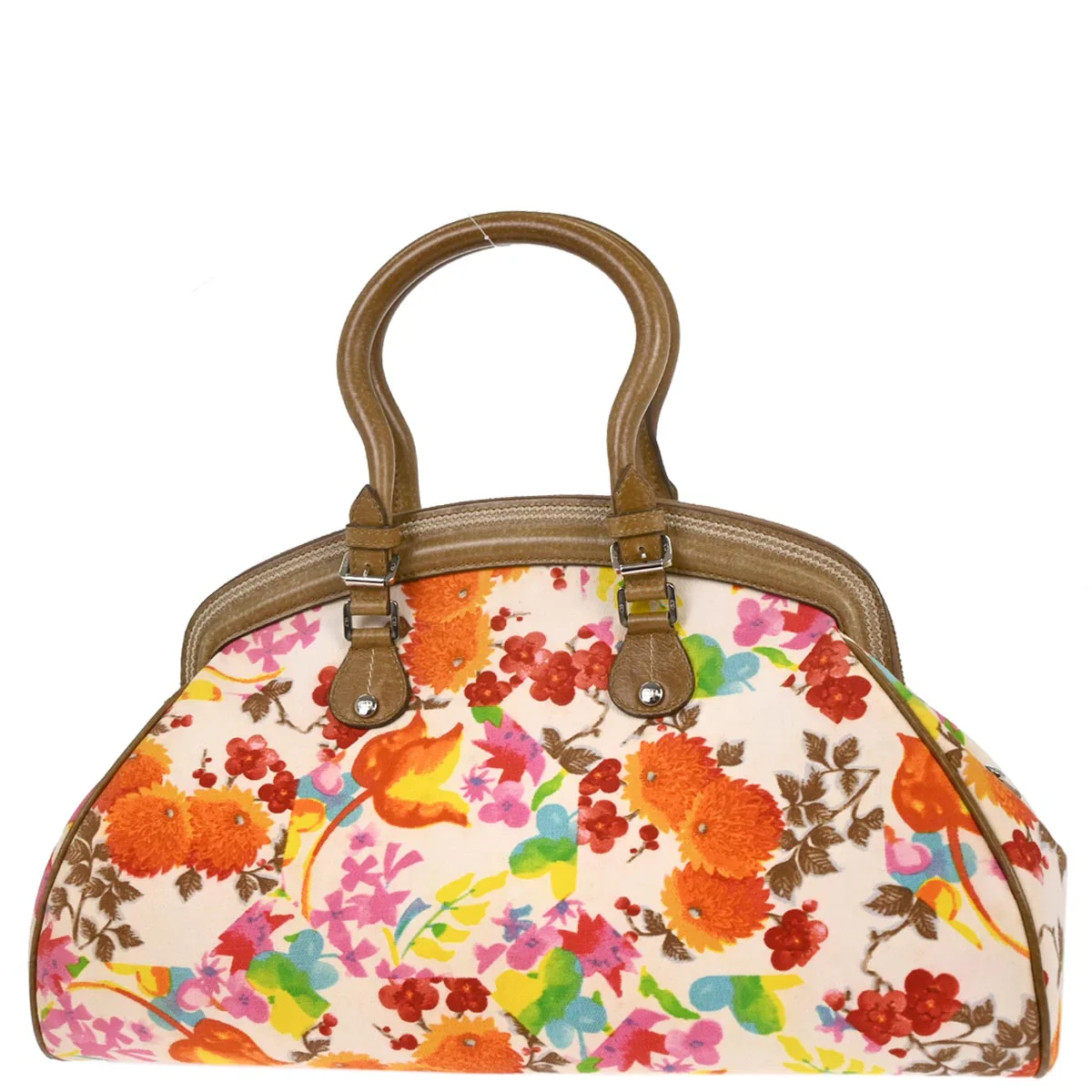 Christian Dior Floral Print Detective Handbag - Image 2