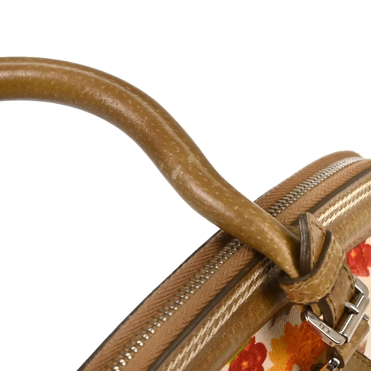 Christian Dior Floral Print Detective Handbag - Image 6