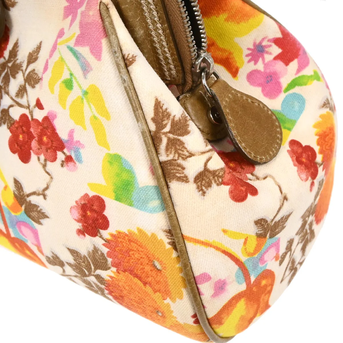 Christian Dior Floral Print Detective Handbag - Image 9
