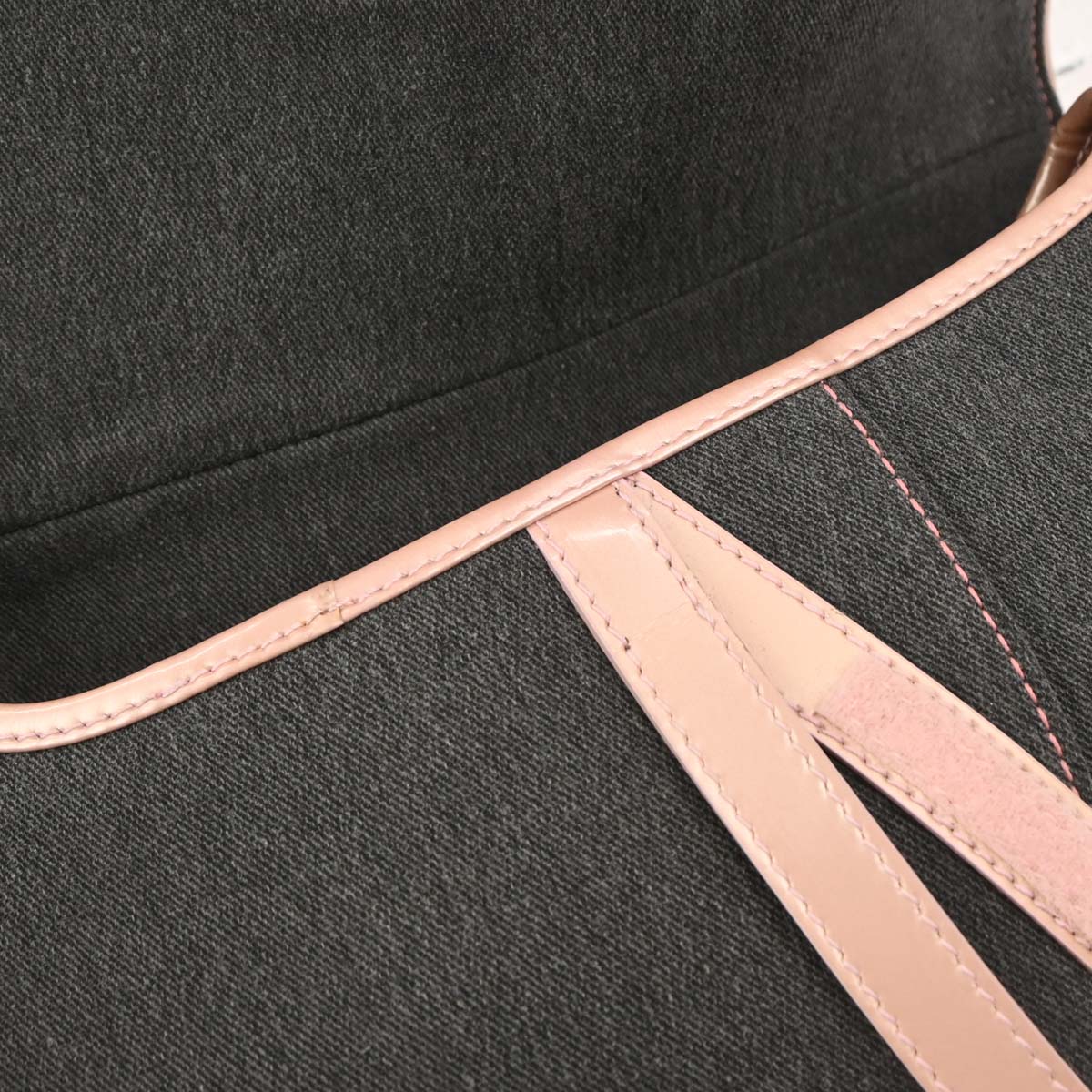 Christian Dior Navy Pink Denim Saddle Handbag - Image 8