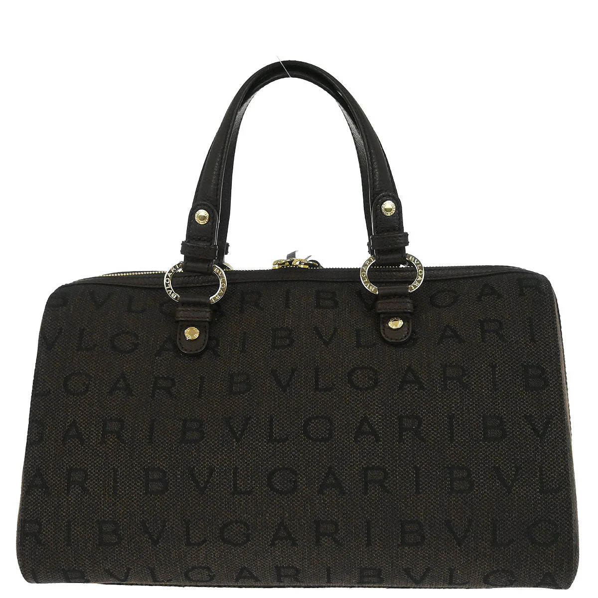Bvlgari Brown Logomania Duffle Handbag - Image 2