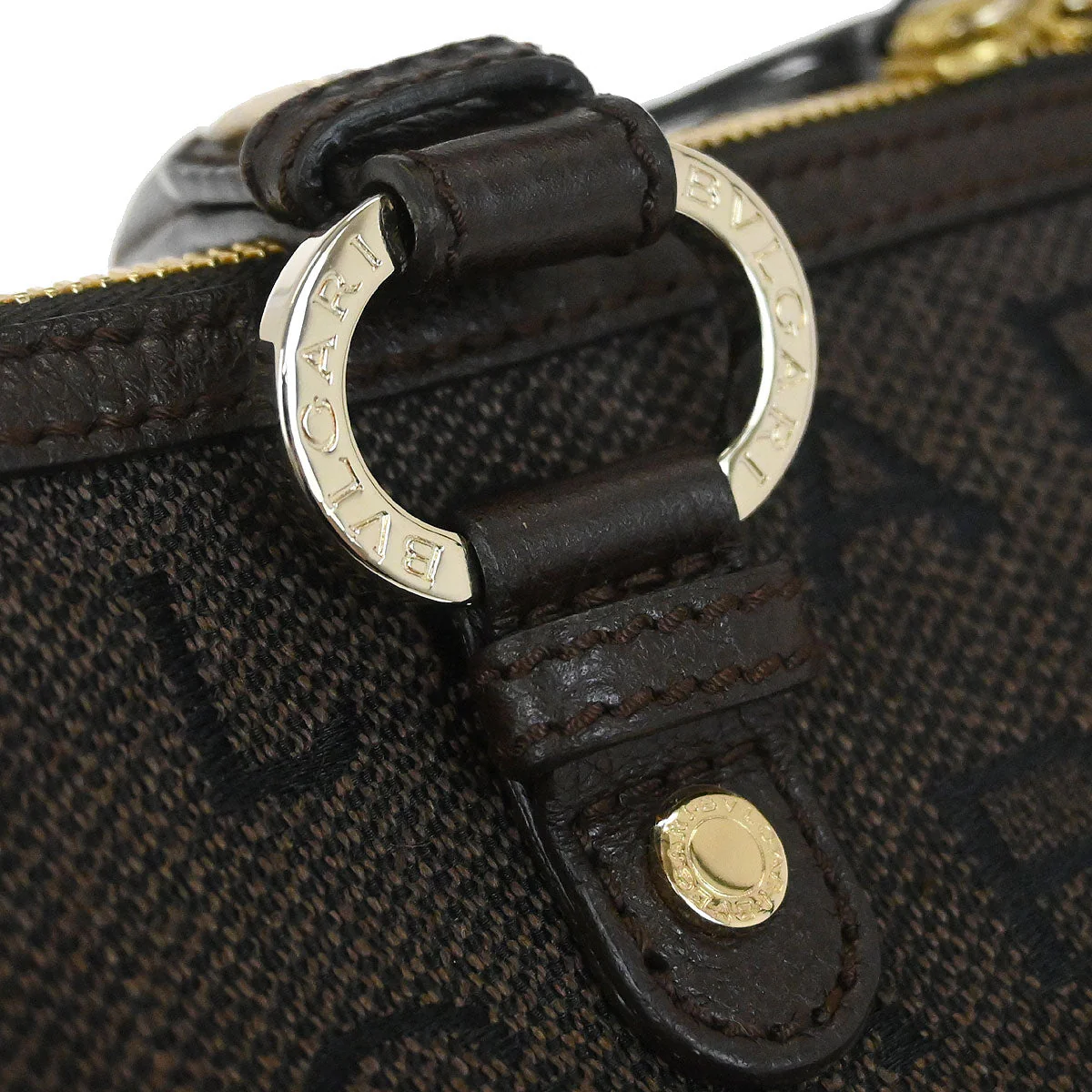 Bvlgari Brown Logomania Duffle Handbag - Image 4