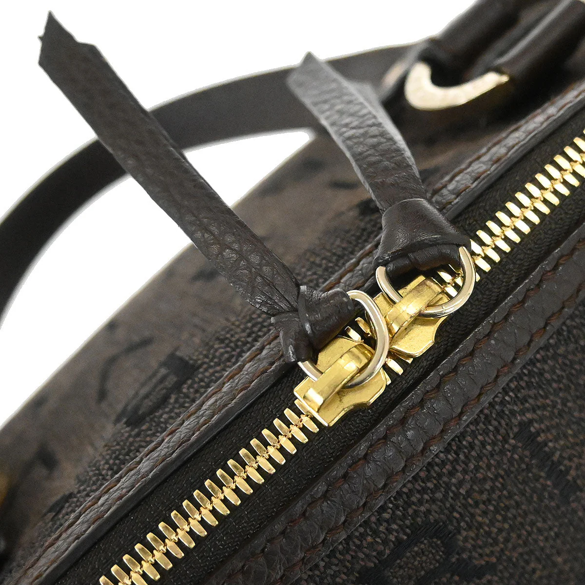 Bvlgari Brown Logomania Duffle Handbag - Image 6