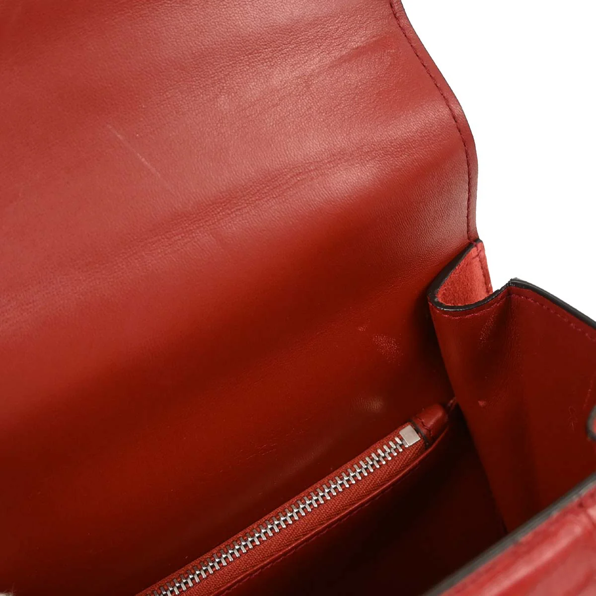 Salvatore Ferragamo * Red Python Boxyz Handbag - Image 6