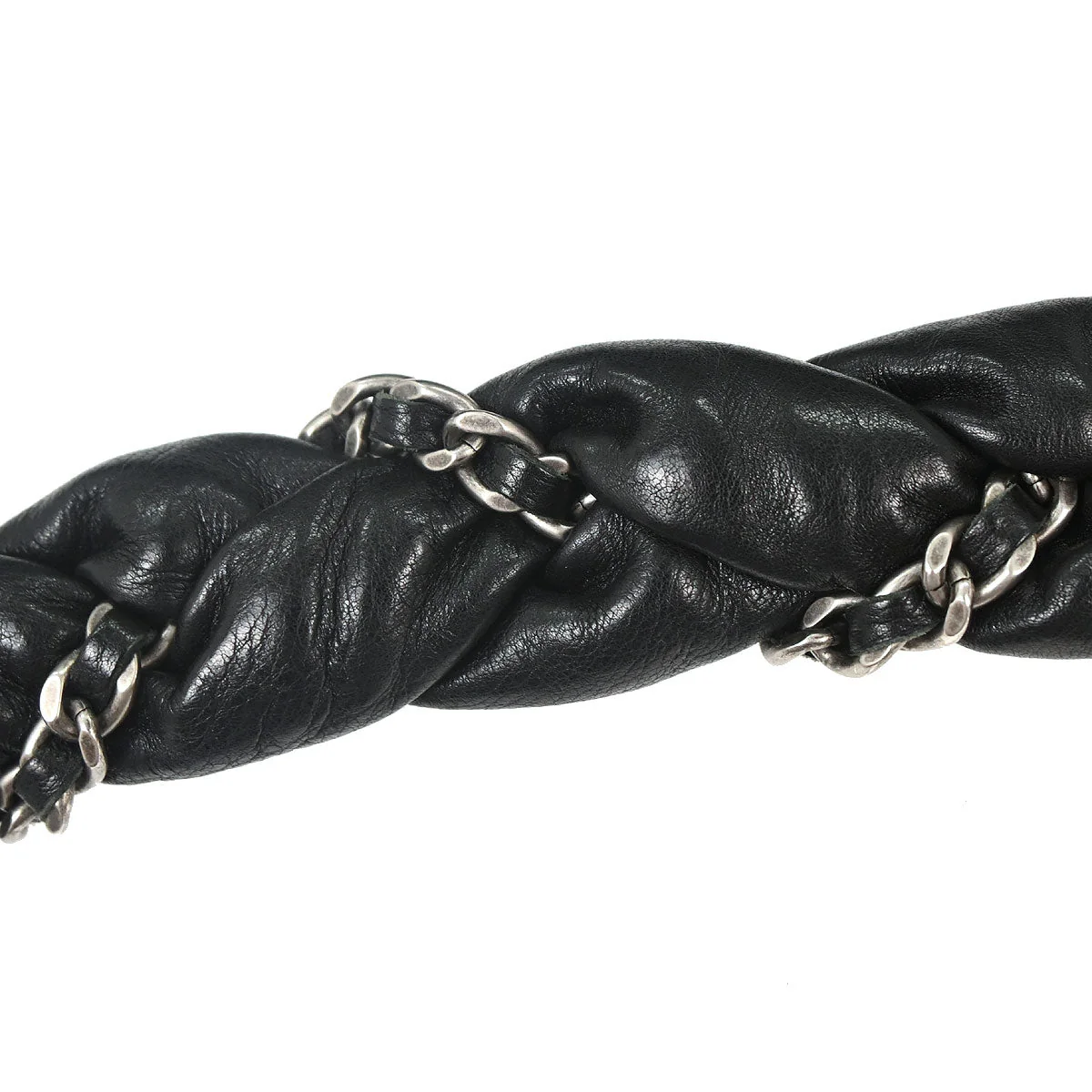 Chanel 2011 Black Calfskin Istanbul Accordion Flap Bag - Image 3