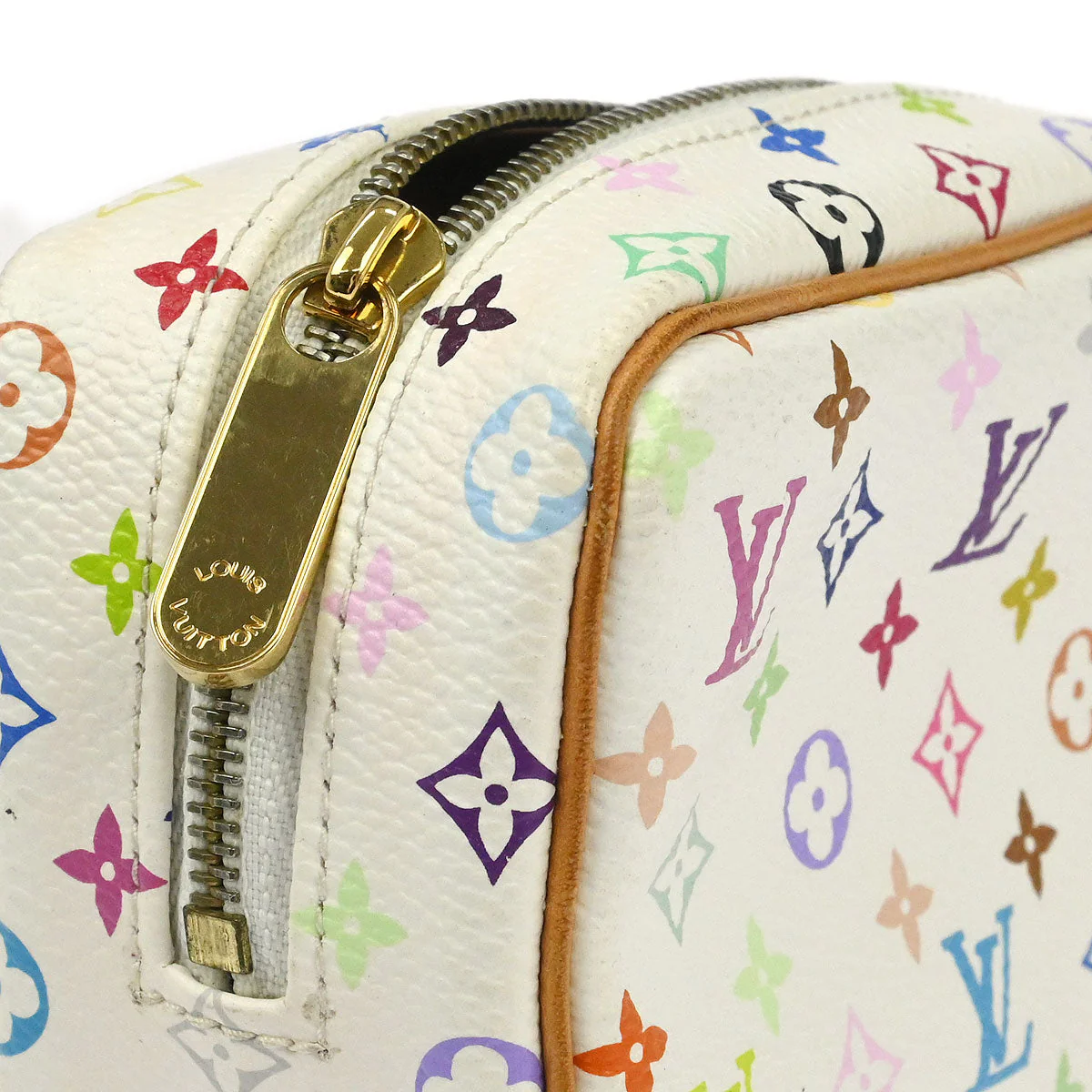 Louis Vuitton 2005 Monogram Multicolor Trousse Wapity Pouch Bag M58033 - Image 7