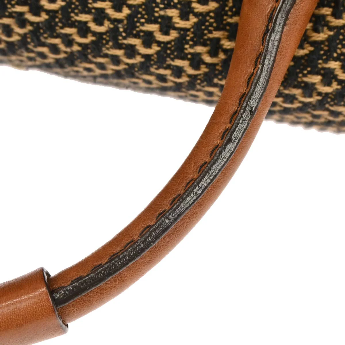 Chloe Brown Cotton Paddington Medium Handbag - Image 3