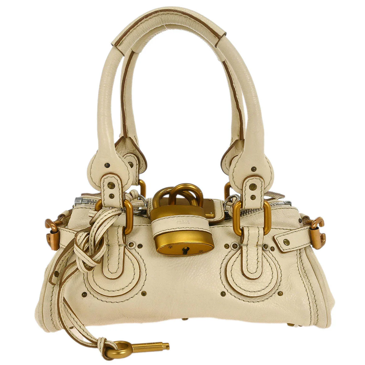 Chloe Ivory Paddington Mini Handbag