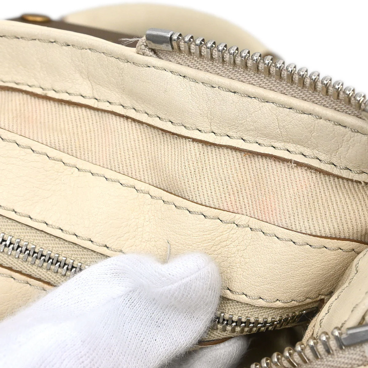 Chloe Ivory Paddington Mini Handbag - Image 9